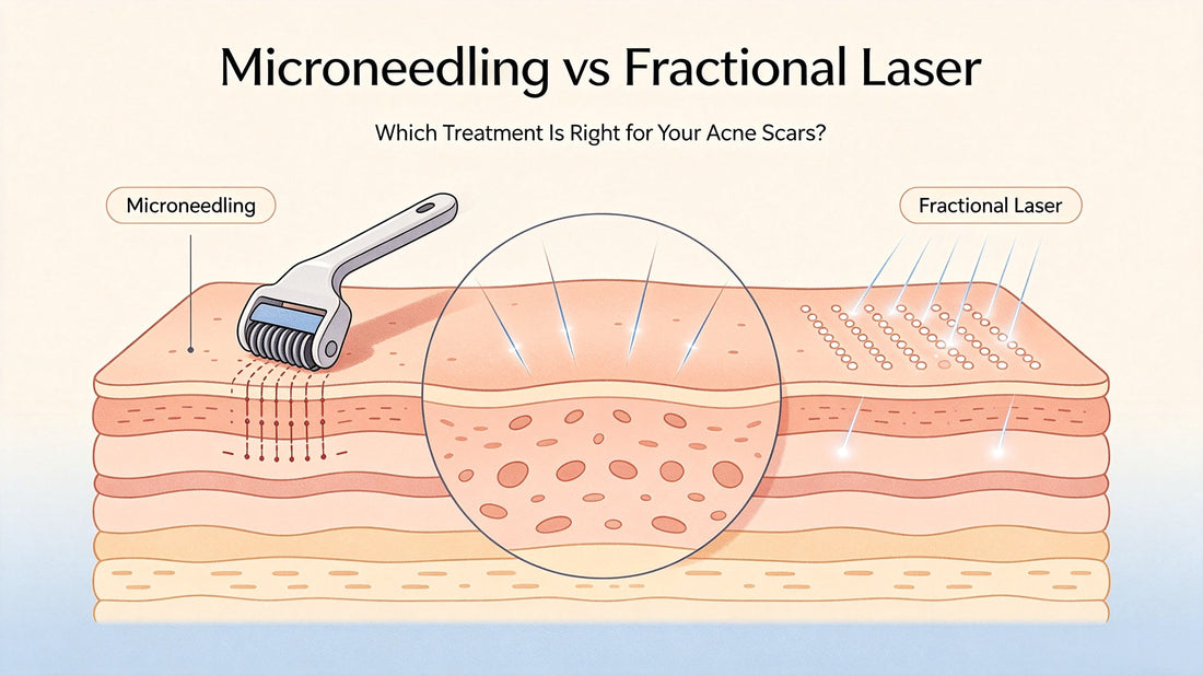 Microneedling Vs Fractional Laser Treatments: Which Treatment Is Right for Your Acne Scars?