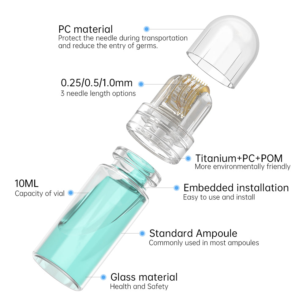 Integrated serum applicator design of the Dr. Pen Hydra Roller HR64 from the Dr. Pen Official store