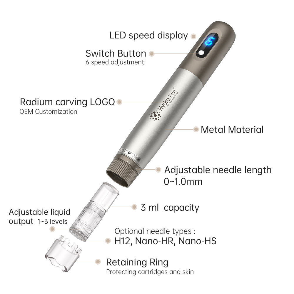 Dr. Pen HydraPen H3 Wireless Serum-Infusion Skincare Device