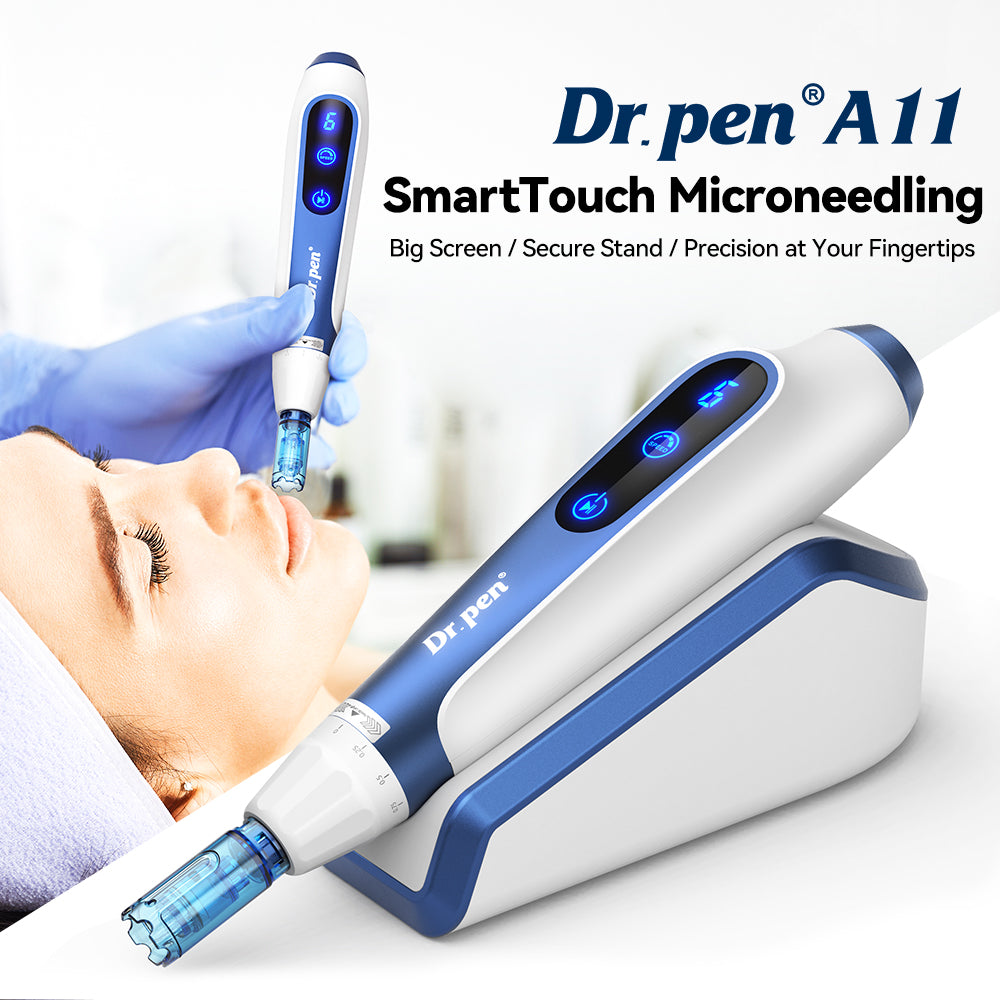 Professional skin rejuvenation and wrinkle reduction using Dr. Pen A11 Ultima PRO.