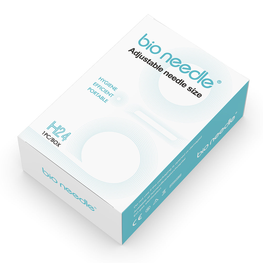 Biopen Bio 6 Microneedle Stamp pour la pousse des cheveux avec EMS et lumière LED