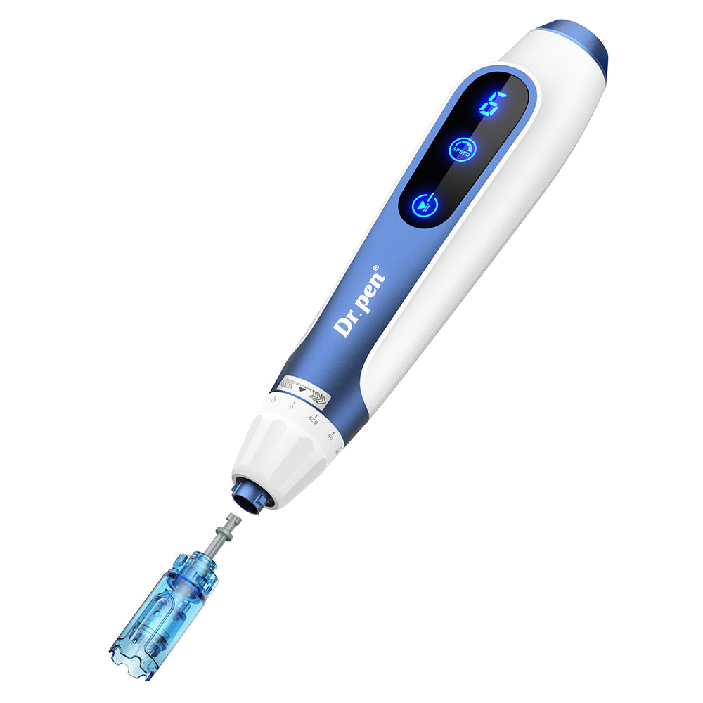Dr. Pen A11 Ultima PRO Professional Microneedling Pen with digital display and large-diameter needle head.