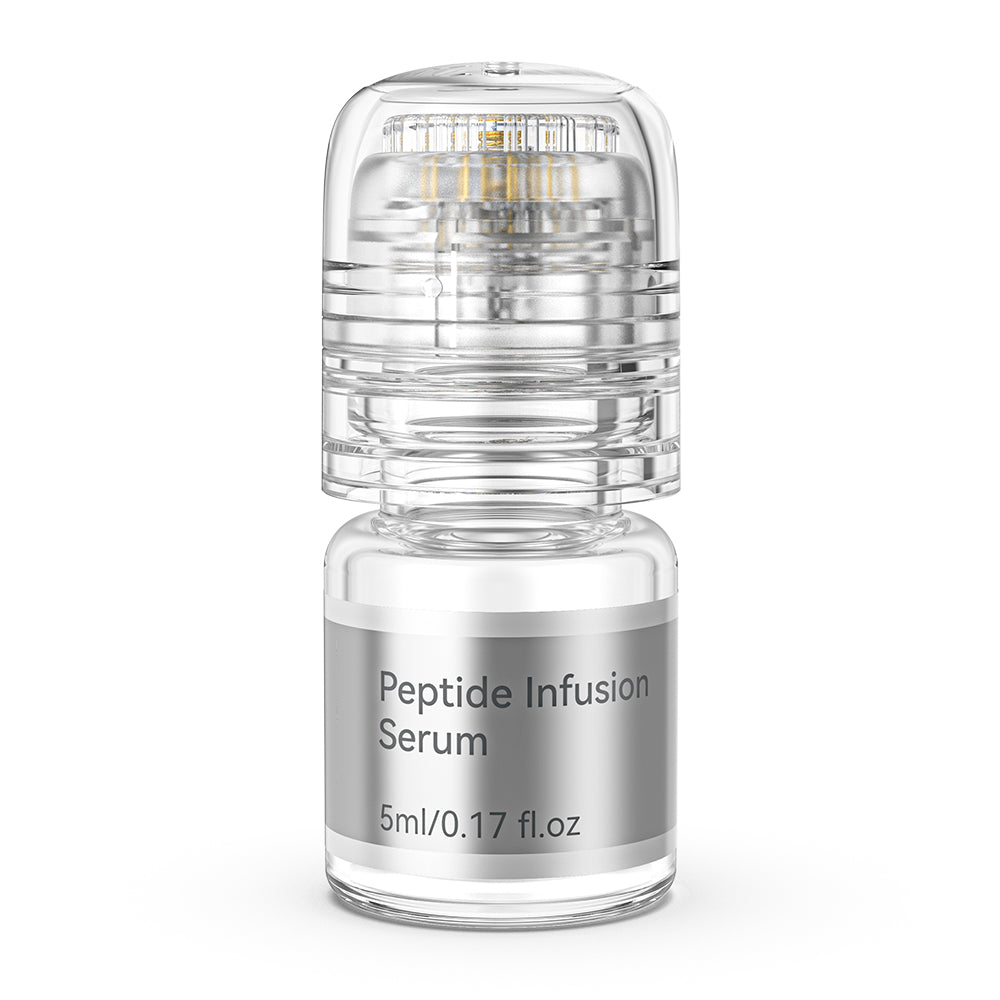 Dr.pen Micro Infusion Stamp System Kit with Peptide & Hyaluronic Acid Serum - Facial Microneedling Care (2 Month Supply)