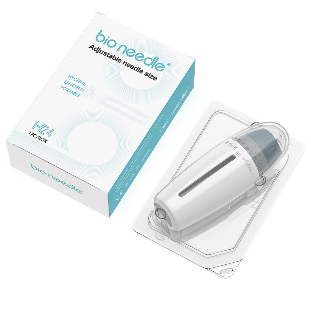 Biopen Bio 6 Microneedle Stamp pour la pousse des cheveux avec EMS et lumière LED