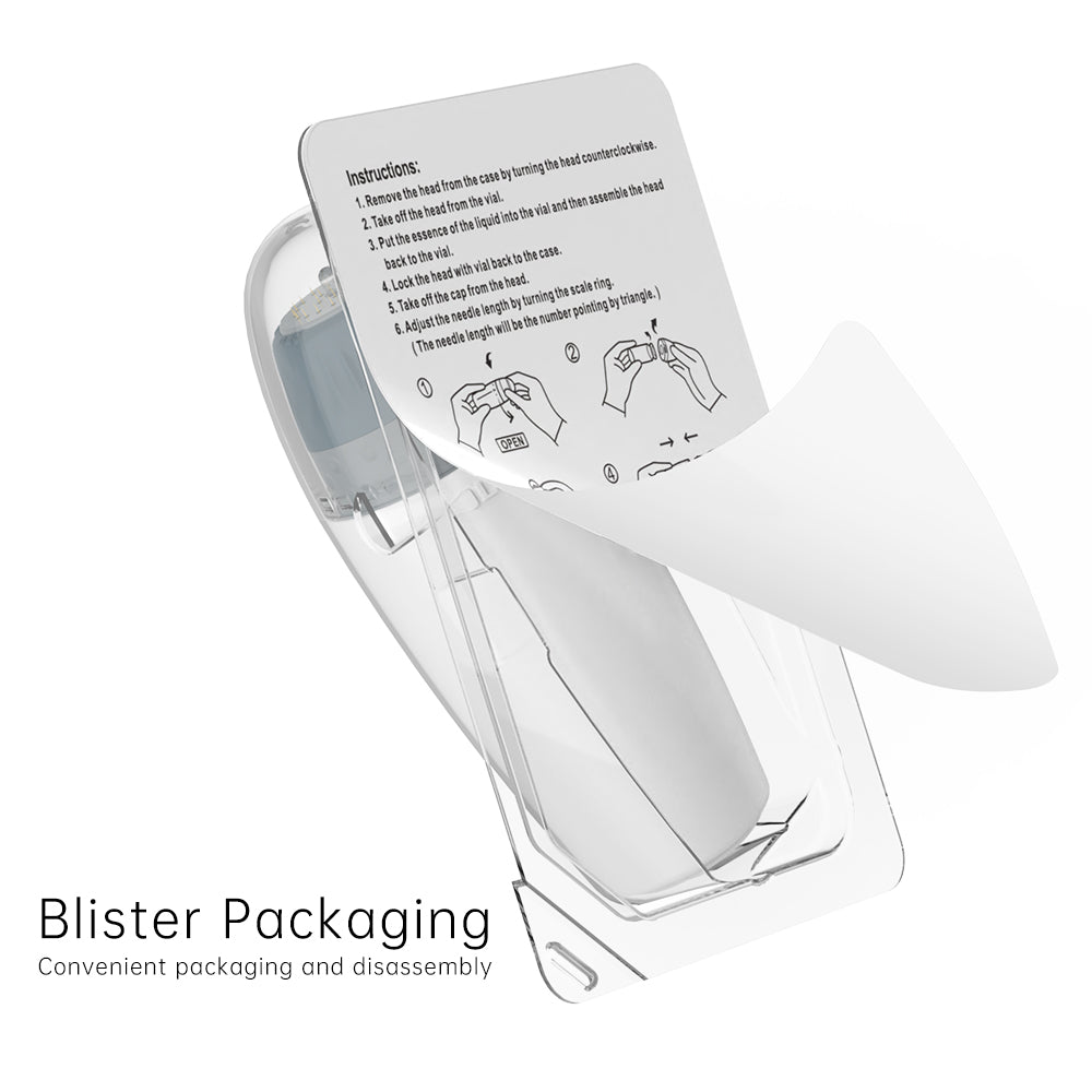 Biopen Bio 6 Microneedle Stamp pour la pousse des cheveux avec EMS et lumière LED