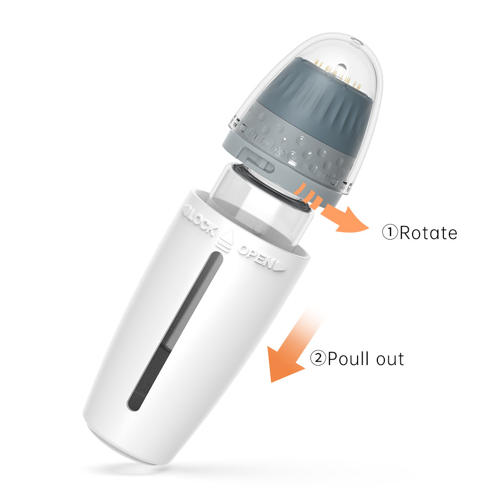 Biopen Bio 6 Microneedle Stamp pour la pousse des cheveux avec EMS et lumière LED