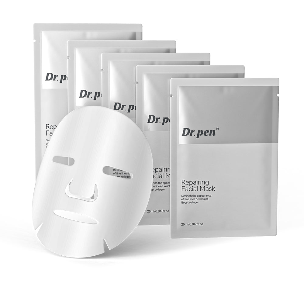 Dr.pen Micro Infusion Stamp System Kit with Peptide & Hyaluronic Acid Serum - Facial Microneedling Care (2 Month Supply)