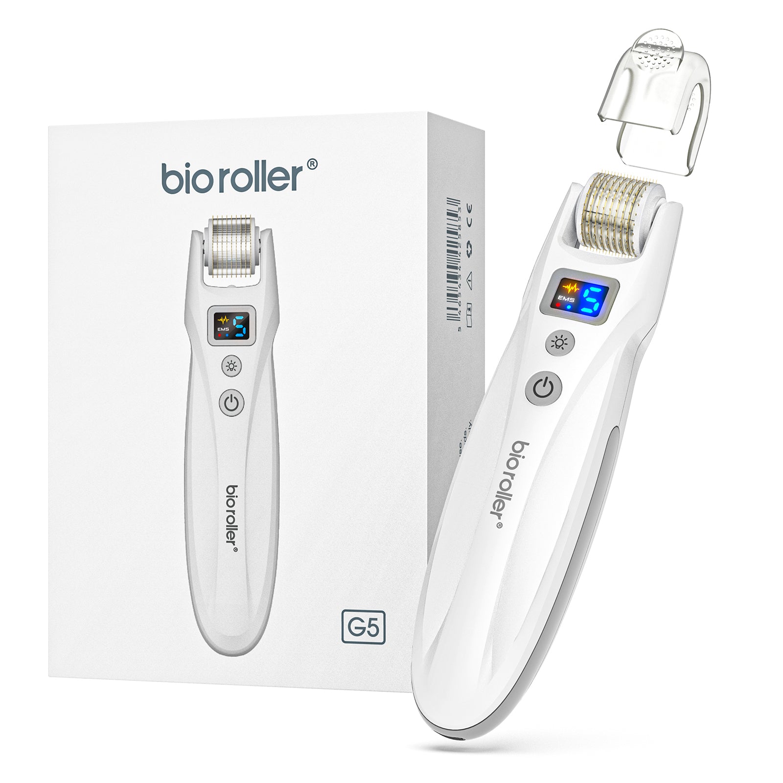 Bio Roller G5 Derma Roller with LED Light Therapy and Vibration from Dr. Pen Official