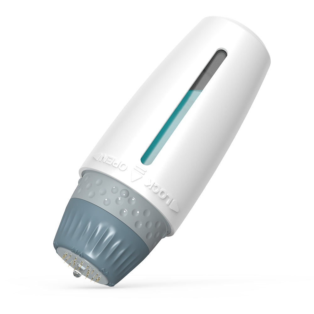 Biopen Bio 6 Microneedle Stamp pour la pousse des cheveux avec EMS et lumière LED