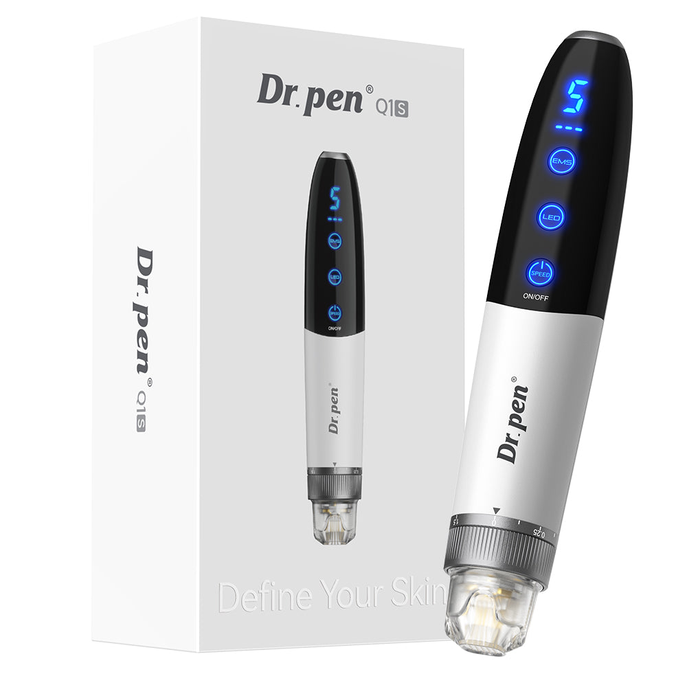 Dr. Pen Q1S 3-in-1 Microneedling Pen with LED Light Therapy and Microcurrent from Dr. Pen Official