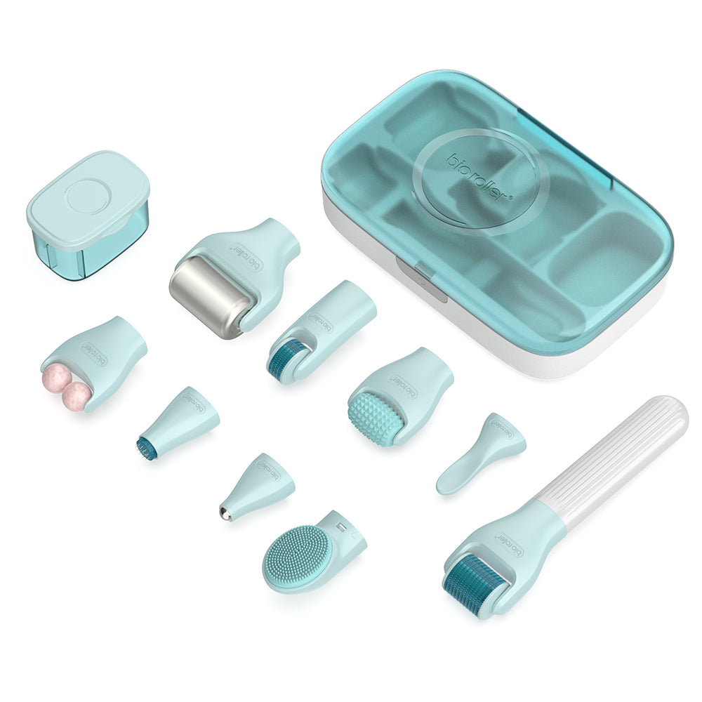 Bio Roller G10 Multi-Functional Derma Roller Kit with interchangeable heads from Dr. Pen Official