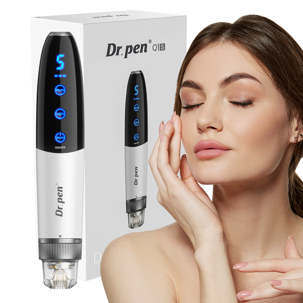 Dr. Pen Q1S 3-in-1 Microneedling Pen with LED Light Therapy and Microcurrent from Dr. Pen Official