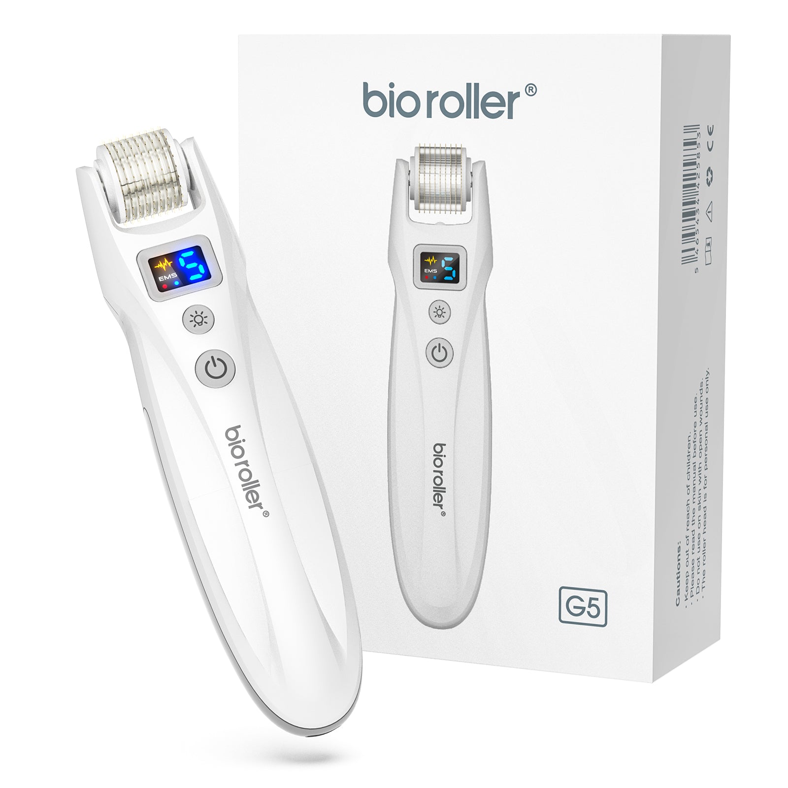Bio Roller G5 Derma Roller with LED Light Therapy and Vibration from Dr. Pen Official