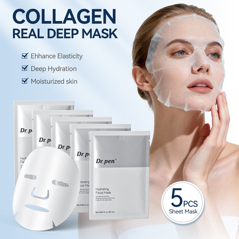 Dr.pen Micro Infusion Stamp System Kit with Peptide & Hyaluronic Acid Serum - Facial Microneedling Care (2 Month Supply)