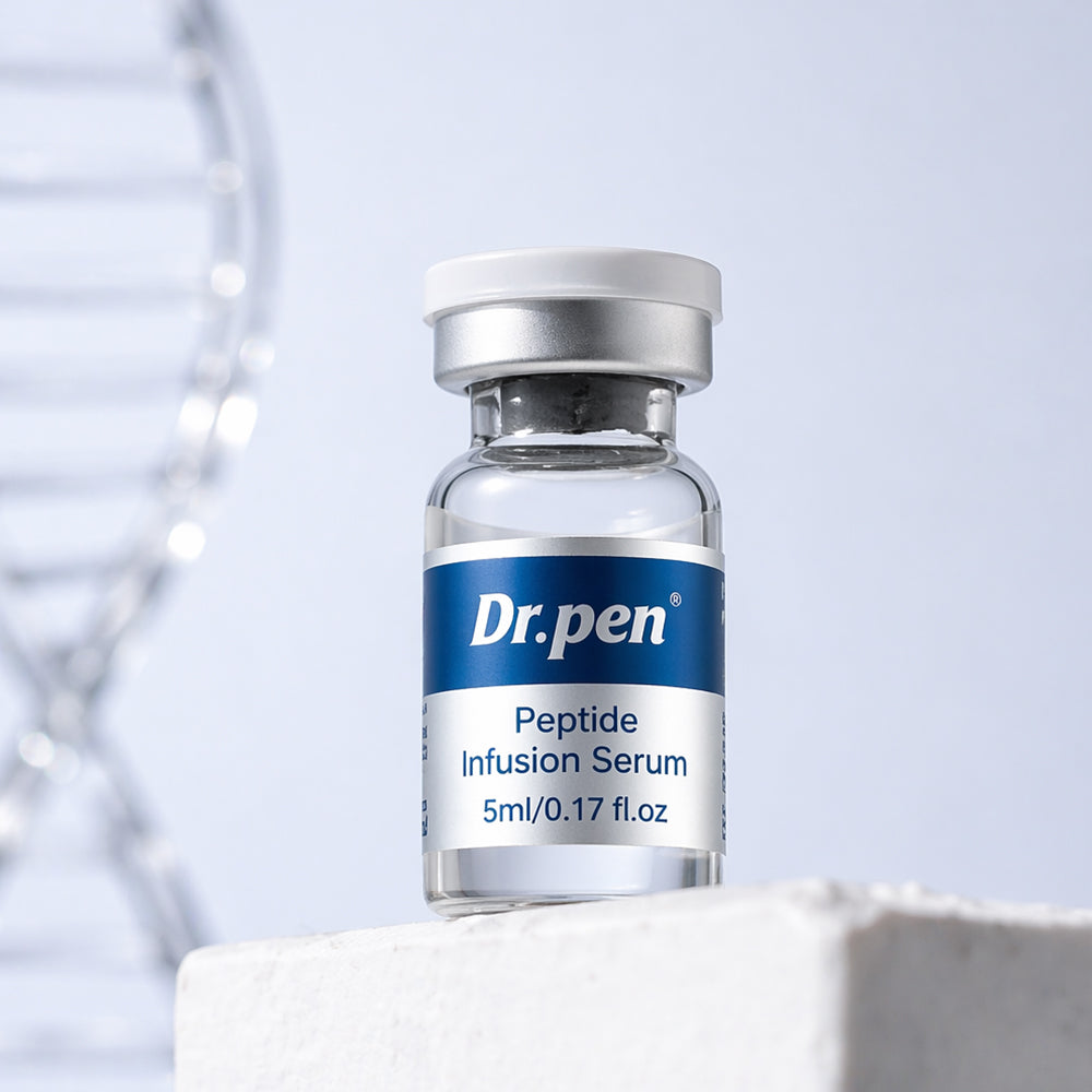 Deeply hydrating and radiant serum texture of the authentic Dr. Pen ampoules from the Dr. Pen Official store