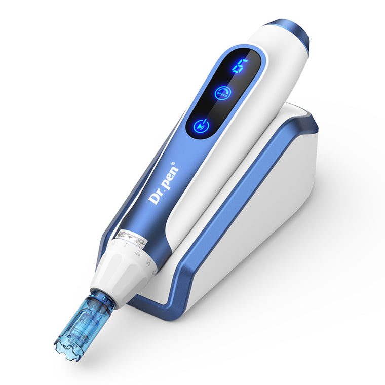 Dr. Pen A11 Ultima PRO Professional Microneedling Pen with digital display and large-diameter needle head.