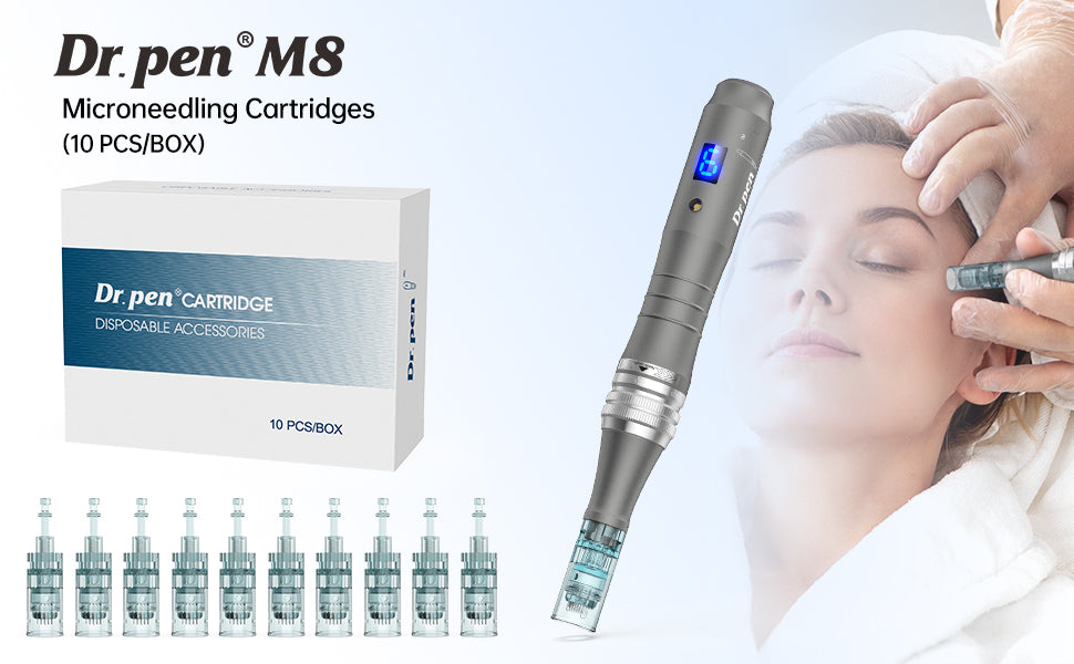 Dr. Pen M8/M7S Nano-R Replacement Cartridges (10-Pack)