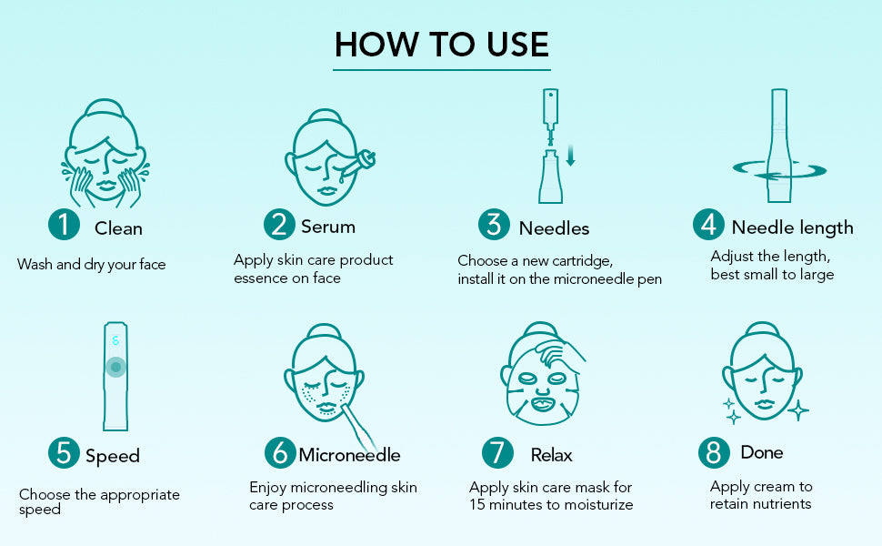 Dr. Pen A6S Microneedling Pen with 16-pin Cartridges 10 pcs