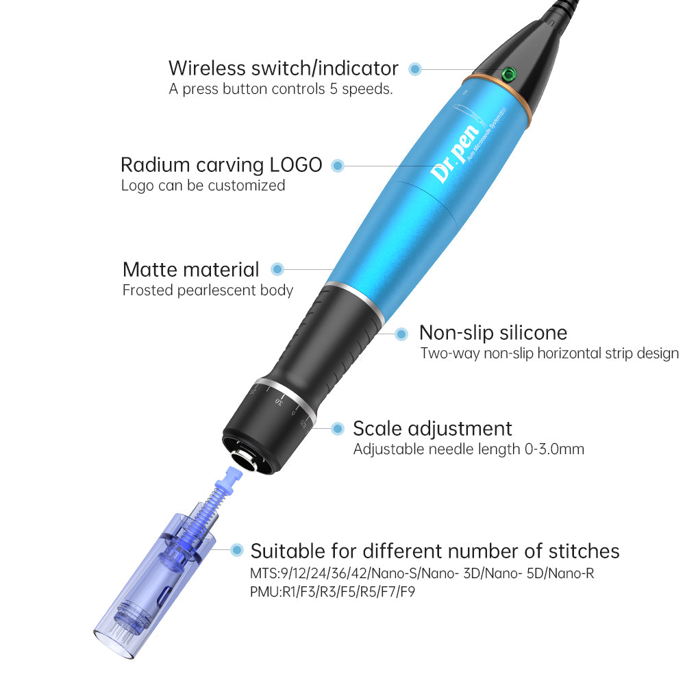 Dr. Pen A1 Blue Microneedling Pen