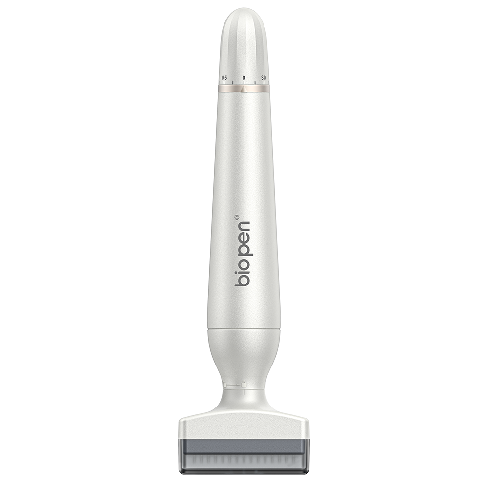 Bio 4 Adjustable Derma Stamp for hair growth and scalp microneedling from Dr. Pen Official.