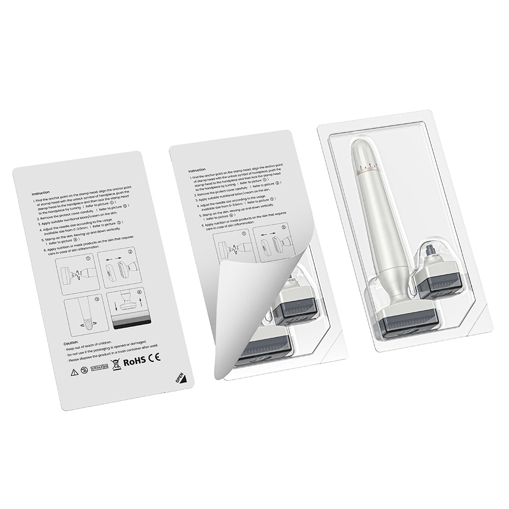 Genuine Bio 4 Adjustable Derma Stamp with Dr. Pen Official authenticity verification for customer safety.