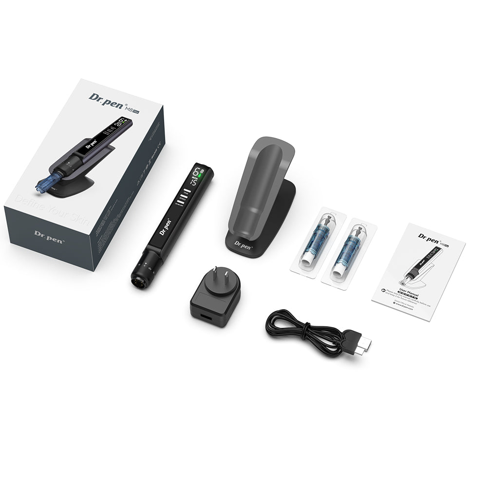 Dr. Pen M8 Max Microneedling Pen with 12 Cartridges(18-pin)