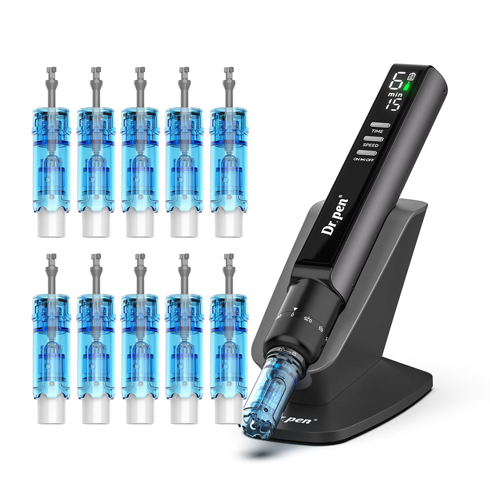 Dr. Pen M8 Max Microneedling Pen with 12 Cartridges(18-pin)