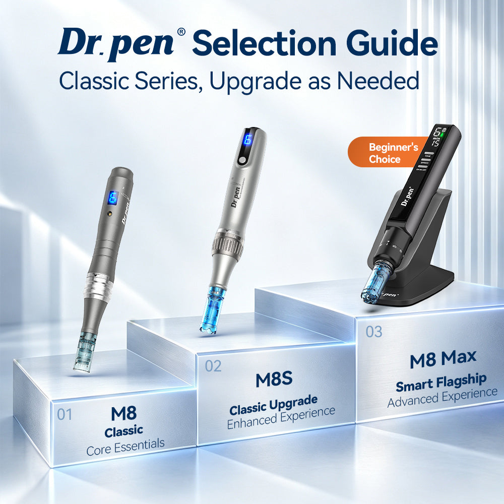 Dr. Pen M8 Max Microneedling Pen with 12 Cartridges(18-pin)