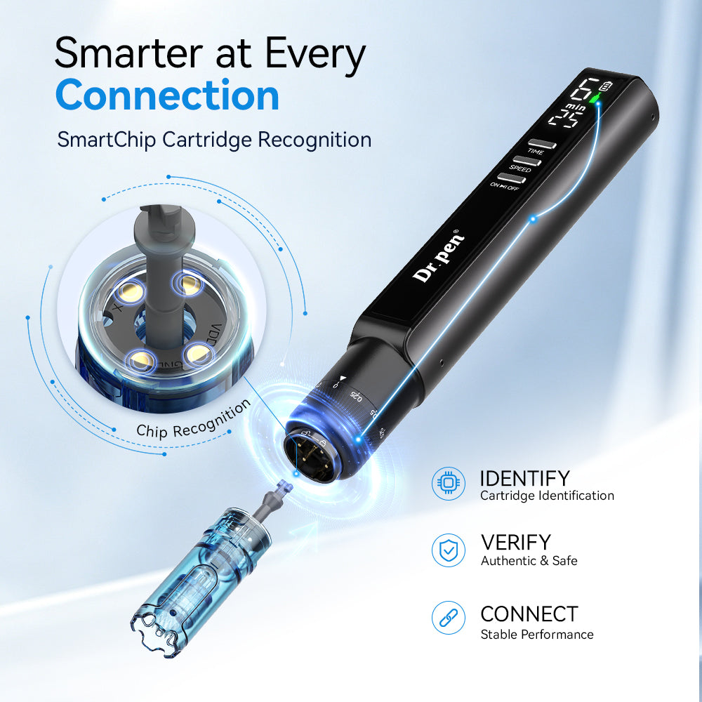 Dr. Pen M8 Max Microneedling Pen with 12 Cartridges(18-pin)