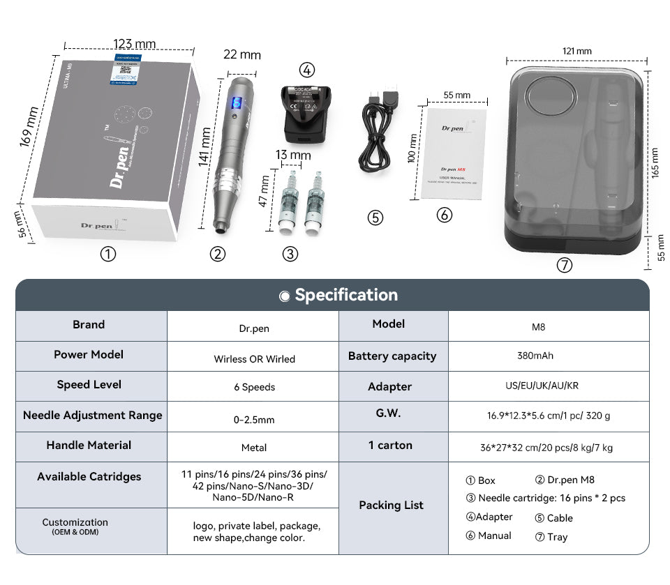 Dr. Pen M8 Microneedling Pen