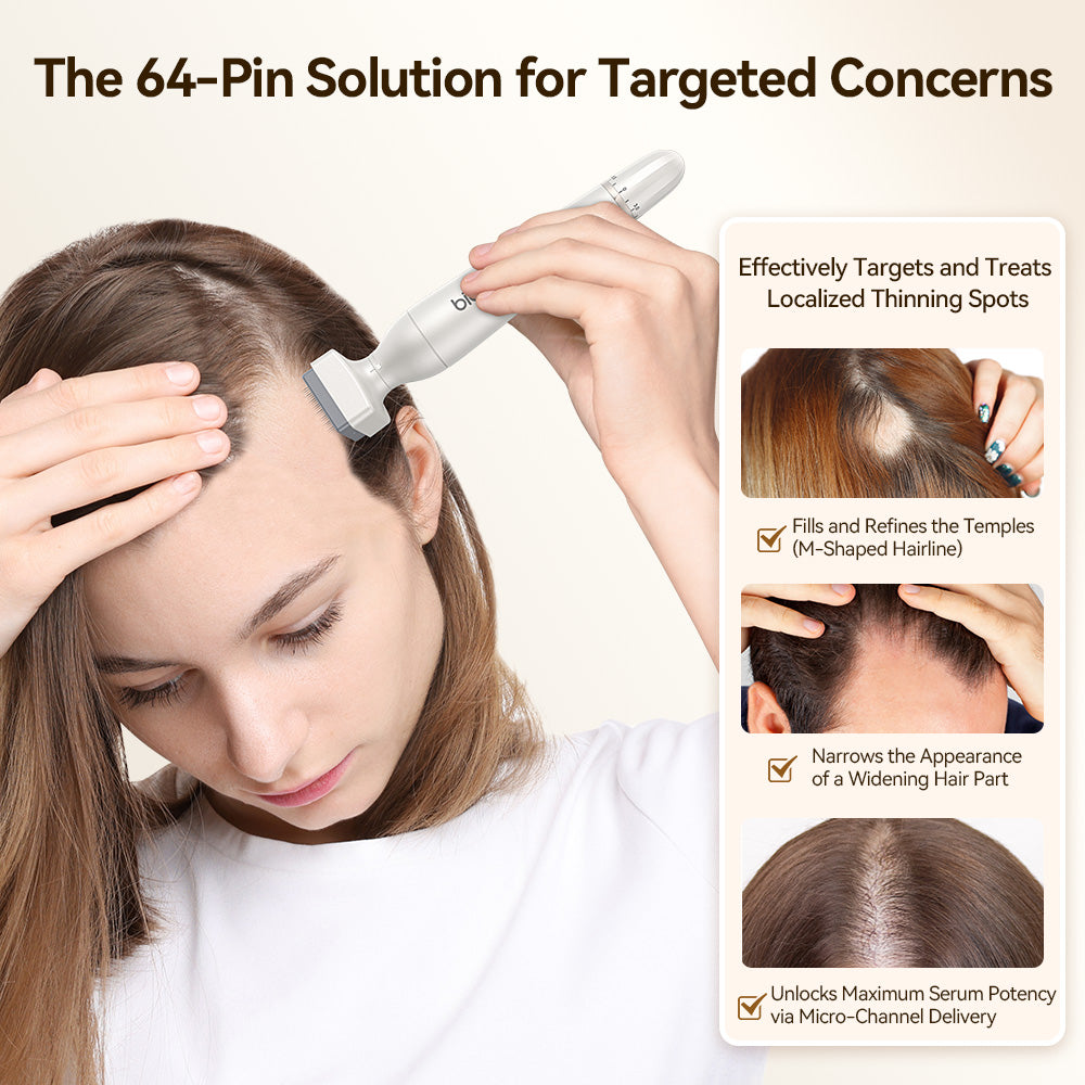 Bio 4 Adjustable Derma Stamp - Hair Growth Microneedling Tool